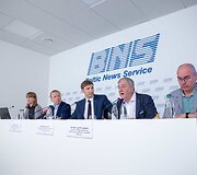 Spaudos konferencija apie saugaus eismo strategiją &bdquo;Vizija 0&ldquo;.
