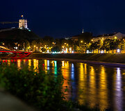 Naktinė Vilniaus Gedimino pilis