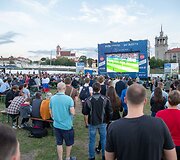 FIFA transliacija prie Baltojo tilto: Rusija &ndash; Kroatija