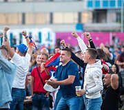 FIFA transliacija prie Baltojo tilto: Rusija &ndash; Kroatija
