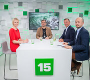 15min studijoje &ndash; Laura Matjo&scaron;aitytė, Artūras Zuokas ir Sergejus Muravjovas