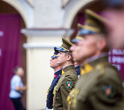 Vasario 16-osios Akto Signataro Mykolo Birži&scaron;kos, jo žmonos Bronislavos Birži&scaron;kienės ir visuomenės veikėjų profesorių Vaclovo bei Viktoro Birži&scaron;kų karstų perlaidojimas