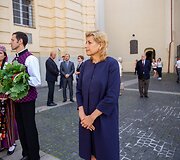 Vasario 16-osios Akto Signataro Mykolo Birži&scaron;kos, jo žmonos Bronislavos Birži&scaron;kienės ir visuomenės veikėjų profesorių Vaclovo bei Viktoro Birži&scaron;kų karstų perlaidojimas