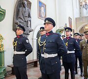 Vasario 16-osios Akto Signataro Mykolo Birži&scaron;kos, jo žmonos Bronislavos Birži&scaron;kienės ir visuomenės veikėjų profesorių Vaclovo bei Viktoro Birži&scaron;kų karstų perlaidojimas