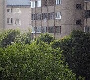 Netikėtas lietus užklupo sostinę