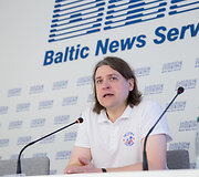 Kęstučio Kup&scaron;io spaudos konferencija apie vartotojų požiūrį į tar&scaron;ius automobilius.