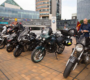 Motociklininkų komandos i&scaron;lydėtos į ralį po Lietuvą