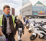 Motociklininkų komandos i&scaron;lydėtos į ralį po Lietuvą