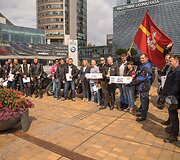 Motociklininkų komandos i&scaron;lydėtos į ralį po Lietuvą