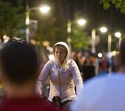 Liūtis Palangoje i&scaron;vaikė žmones i&scaron; koncerto