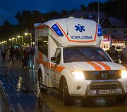 Liūtis Palangoje i&scaron;vaikė žmones i&scaron; koncerto