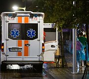 Liūtis Palangoje i&scaron;vaikė žmones i&scaron; koncerto