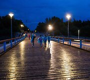 Liūtis Palangoje i&scaron;vaikė žmones i&scaron; koncerto