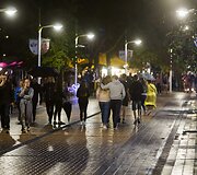 Liūtis Palangoje i&scaron;vaikė žmones i&scaron; koncerto