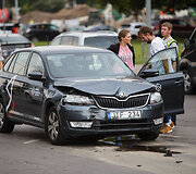 Žirmūnuose susidūrė keturi automobiliai