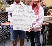 Remigijus Da&scaron;kevičius ir Karolina Meschino