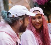 Remigijus Da&scaron;kevičius ir Karolina Meschino