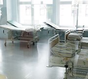 Sveikatos apsaugos ministras Aurelijus Veryga lankėsi Vilniaus universiteto ligoninės Santaros klinikose