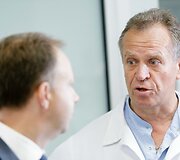 Sveikatos apsaugos ministras Aurelijus Veryga lankėsi Vilniaus universiteto ligoninės Santaros klinikose