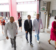 Sveikatos apsaugos ministras Aurelijus Veryga lankėsi Vilniaus universiteto ligoninės Santaros klinikose