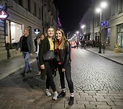 Jaunimo linksmybės Vilniaus gatvėse