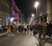 Jaunimo linksmybės Vilniaus gatvėse
