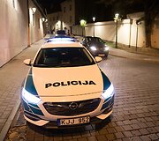 Naktinis policijos reidas Vilniaus mieste