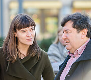 Radvilė Morkūnaitė ir Emanuelis Zingeris