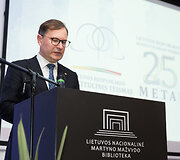 Lietuvos respublikos konstitucinio teismo 25-mečio minėjimo akimirka