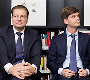 Dainius Radzevičius ir Ignas Vėgėlė