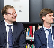 Dainius Radzevičius ir Ignas Vėgėlė