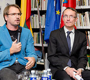 Marijus Mikutavičius ir Egidijus &Scaron;ileikis