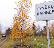 Gyvūnų kapinėse lankosi gyvūnų &scaron;eimininkai