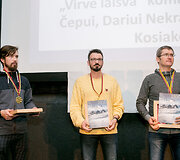 Apdovanojimų akimirka