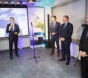 Ministras pirmininkas Saulius Skvernelis dalyvavo &bdquo;GP Transco&ldquo; įmonės atidaryme