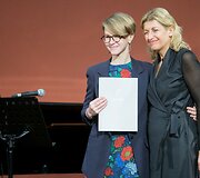 Kultūros ministrė Liana Ruokytė-Jonsson įteikė Kultūros ministerijos premijas