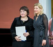 Kultūros ministrė Liana Ruokytė-Jonsson įteikė Kultūros ministerijos premijas