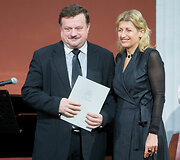 Kultūros ministrė Liana Ruokytė-Jonsson įteikė Kultūros ministerijos premijas