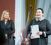 Kultūros ministrė Liana Ruokytė-Jonsson įteikė Kultūros ministerijos premijas