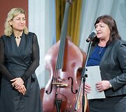 Kultūros ministrė Liana Ruokytė-Jonsson įteikė Kultūros ministerijos premijas