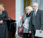 Kultūros ministrė Liana Ruokytė-Jonsson įteikė Kultūros ministerijos premijas