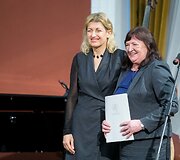 Kultūros ministrė Liana Ruokytė-Jonsson įteikė Kultūros ministerijos premijas