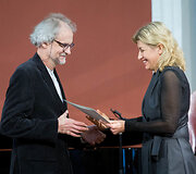 Kultūros ministrė Liana Ruokytė-Jonsson įteikė Kultūros ministerijos premijas