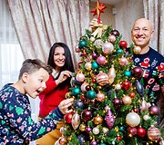 Milisandros ir Algio Radzevičių Kalėdų eglė