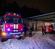 Vilniuje degė vienaauk&scaron;tis mūrinis pastatas
