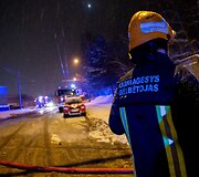 Vilniuje degė vienaauk&scaron;tis mūrinis pastatas