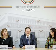 Spaudos konferencija dėl naujų įstatymų paketo