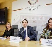 Spaudos konferencija dėl naujų įstatymų paketo
