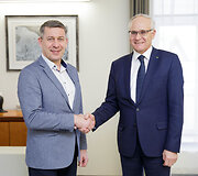 Ramūnas Znutas ir Algirdas Monkevičius 