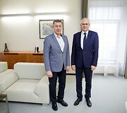 Ramūnas Znutas ir Algirdas Monkevičius 